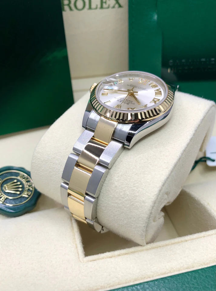 【1:1 Super Clone】 Datejust m278273-0003/0004 31mm Silver Dial Stainless Steel and Yellow Gold Oyster Watch