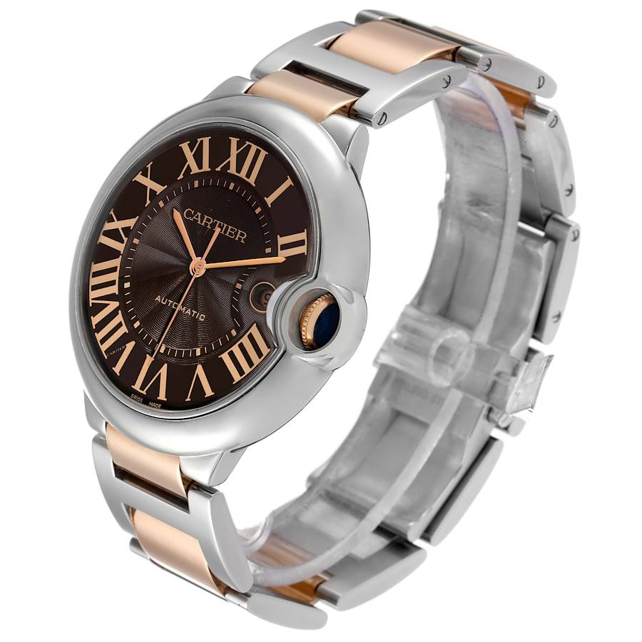 【1:1 Super Clone】BALLON BLEU Rose Gold Mix Chocolate 42mm