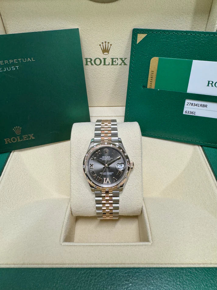 【1:1 Super Clone】 Datejust m278341-0029/0030 Slate Dial 31mm Dial Oyster Bracelet