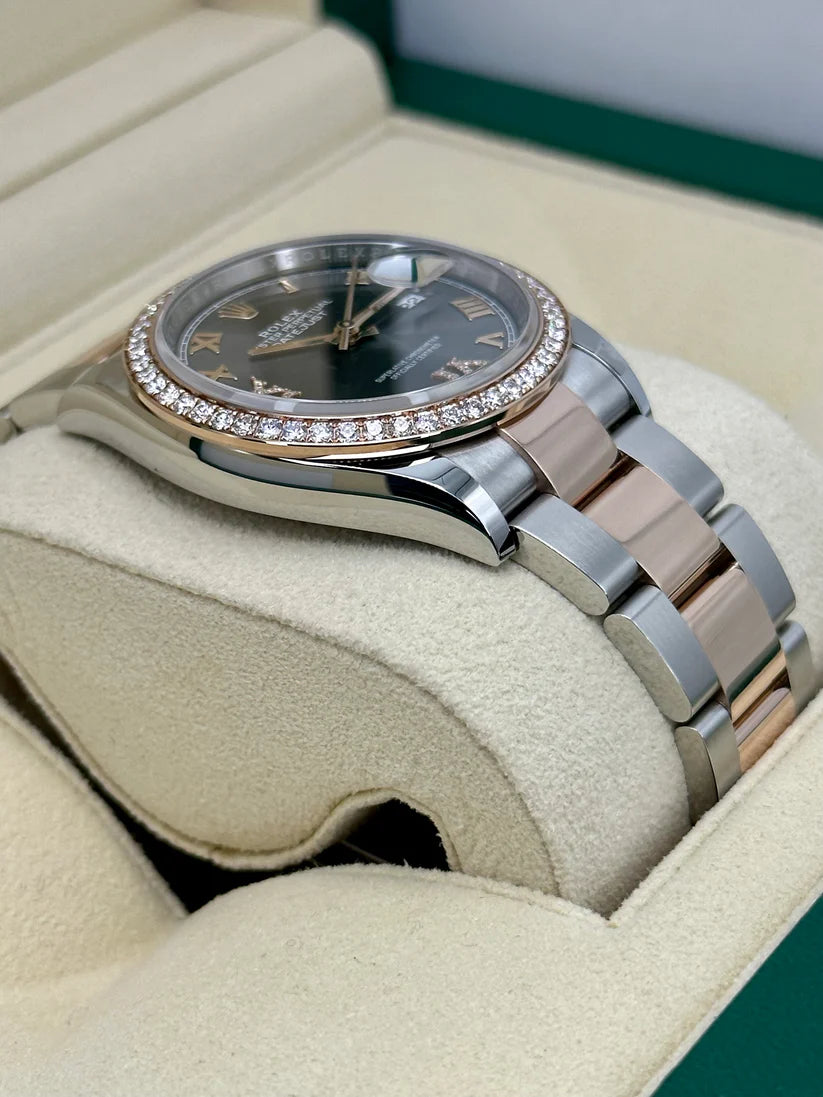 【1:1 Super Clone】  Datejust 36mm 126281 Slate Dial Oyster Bracelet