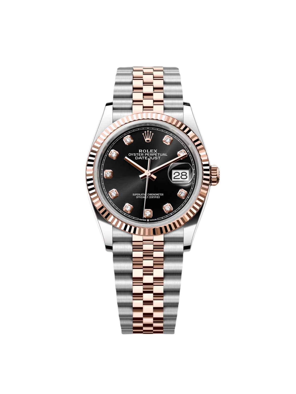 【1:1 Super Clone】  Datejust 36mm 126231 Black Dial 36mm Oyster Bracelet