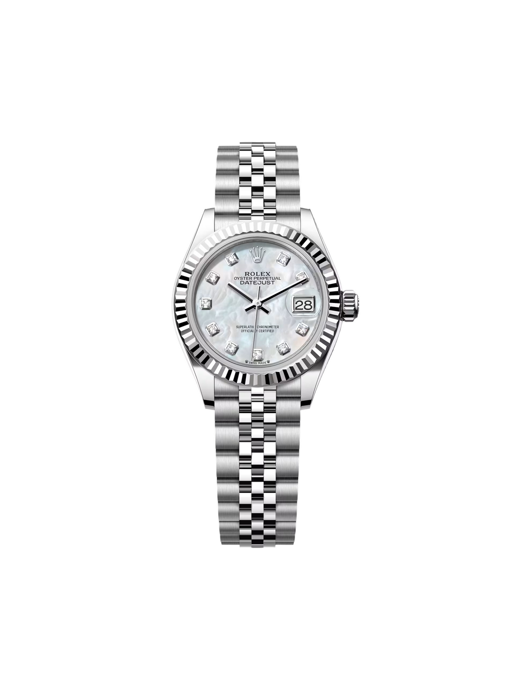 【1:1 Super Clone】 Lady-Datejust 28mm 279174 Mother Of Pearl Diamond Dial Oyster Bracelet