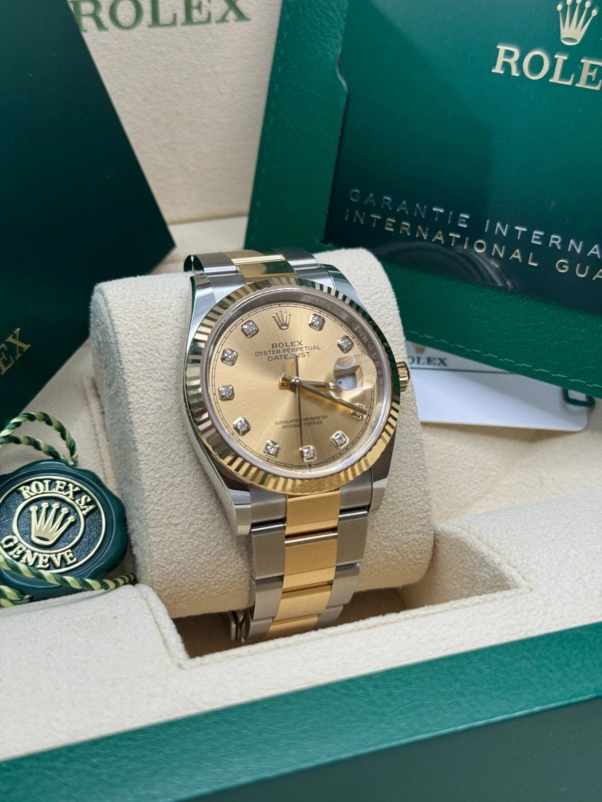 【1:1 Super Clone】  Datejust 36mm 126233 Champagne Dial Jubilee Bracelet Watch