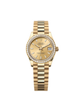【1:1 Super Clone】 Datejust m278288RBR-0022 Champagne 31mm Dial President Bracelet Watch