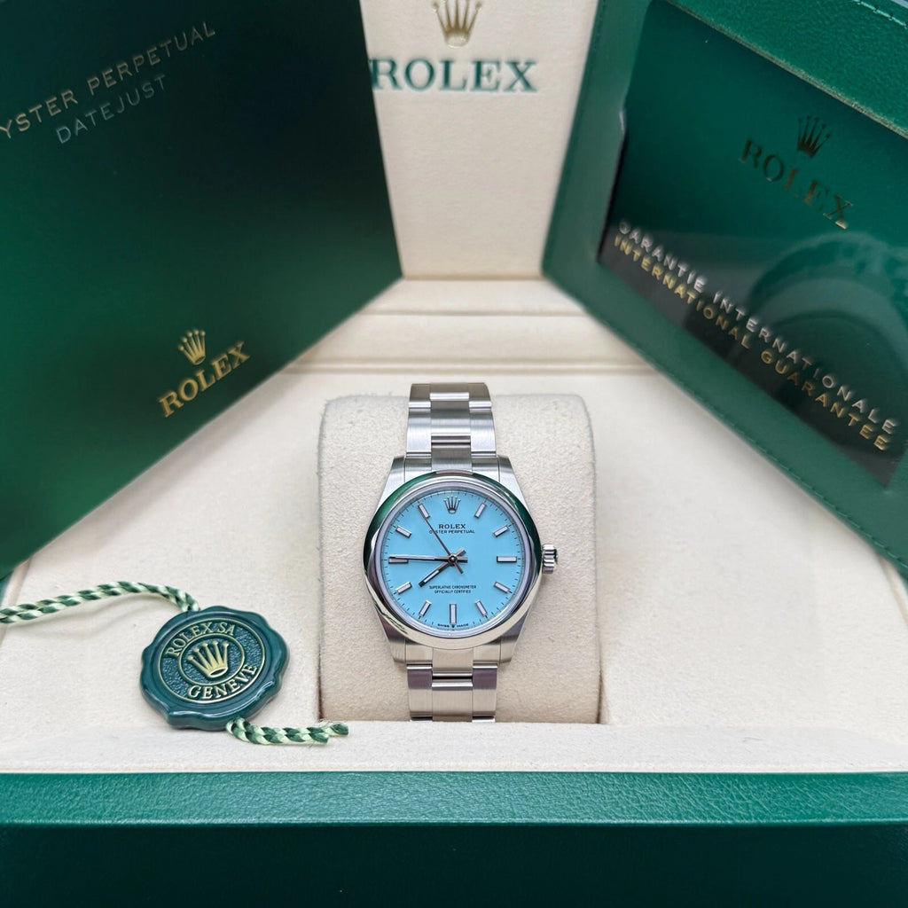 【1:1 Super Clone】 Oyster Perpetual 31mm 277200-0007 Turquoise Dial Oyster Bracelet Watch