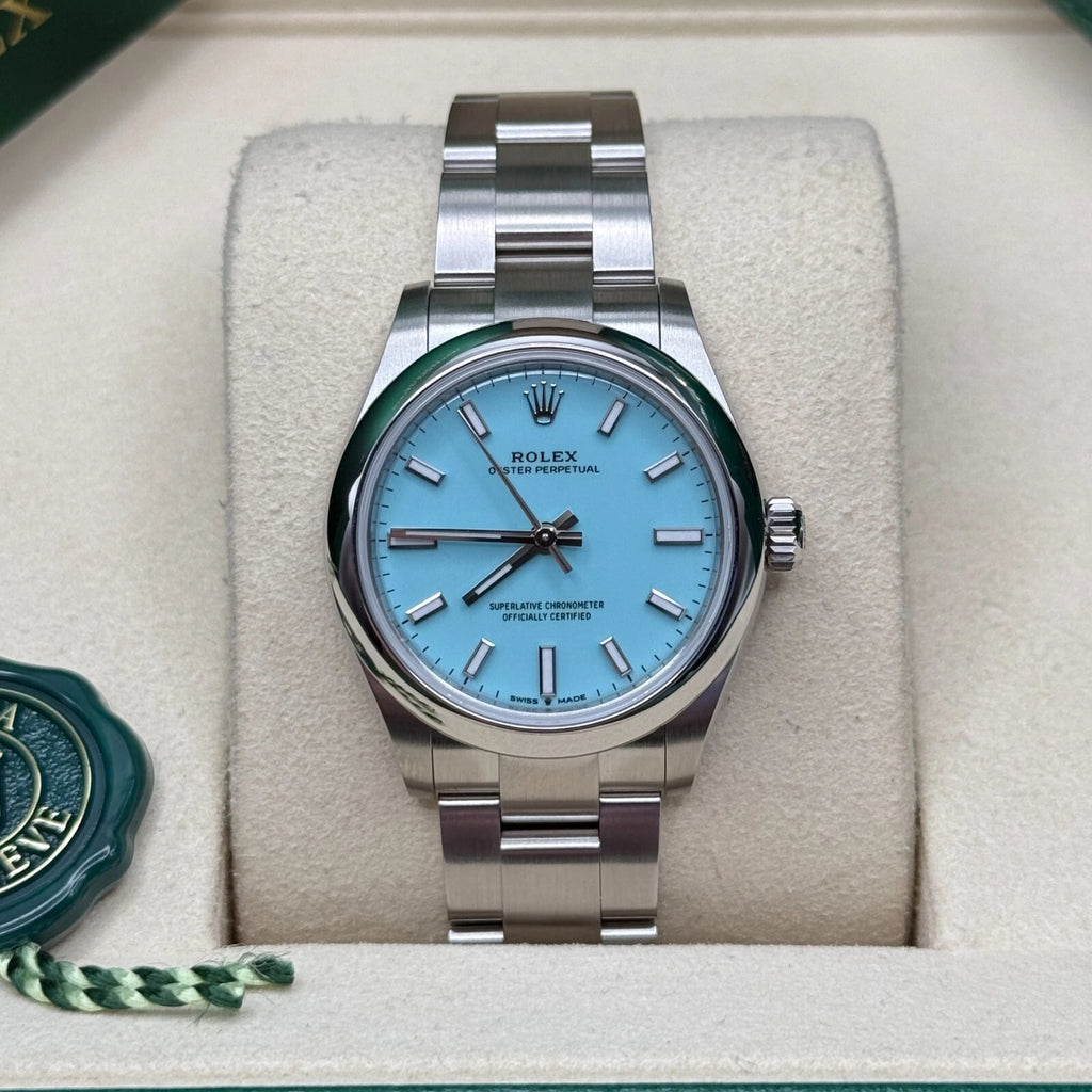 【1:1 Super Clone】 Oyster Perpetual 31mm 277200-0007 Turquoise Dial Oyster Bracelet Watch