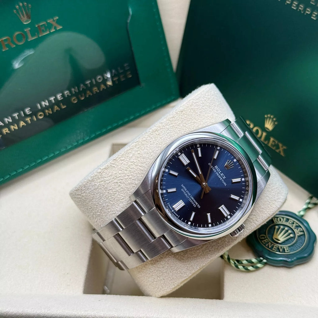 【1:1 Super Clone】 Oyster Perpetual 36mm 126000-0015 Blue Dial Stainless Steel Oyster Bracelet