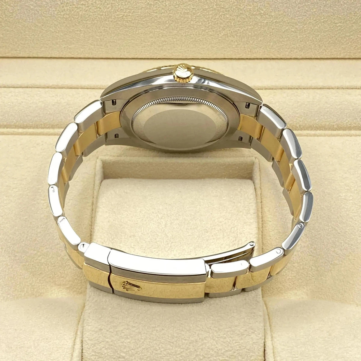 【1:1 Super Clone】 Datejust 41mm 126303 Champagne Index Oyster Steel and Yellow Gold Mens Watch