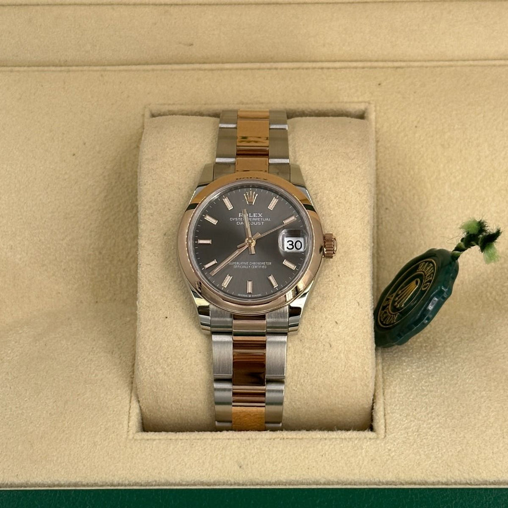 【1:1 Super Clone】 Datejust m278241-0017/0018 Slate 31mm Dial Oyster Bracelet Watch