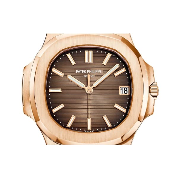 【1:1 Super Clone】Patek Philippe Nautilus Rose Gold 5711-1R-001 with Light/Dark Brown Gradated dial