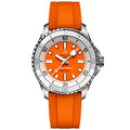 【1:1 Super Clone】BREITLINGSuperocean 36mm Orange Dial Ladies Automatic Strap Watch