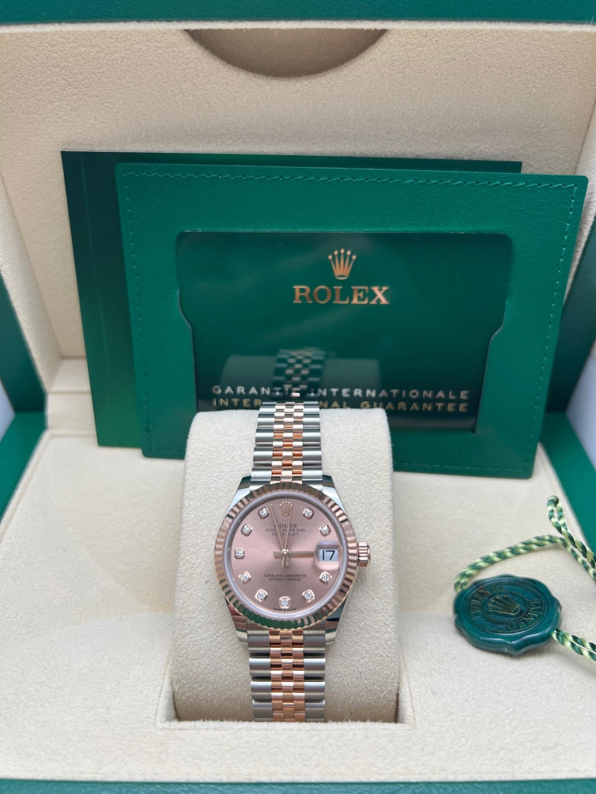 【1:1 Super Clone】 Datejust m278271-0023/0024 Rose 31mm Dial Oyster Bracelet Watch