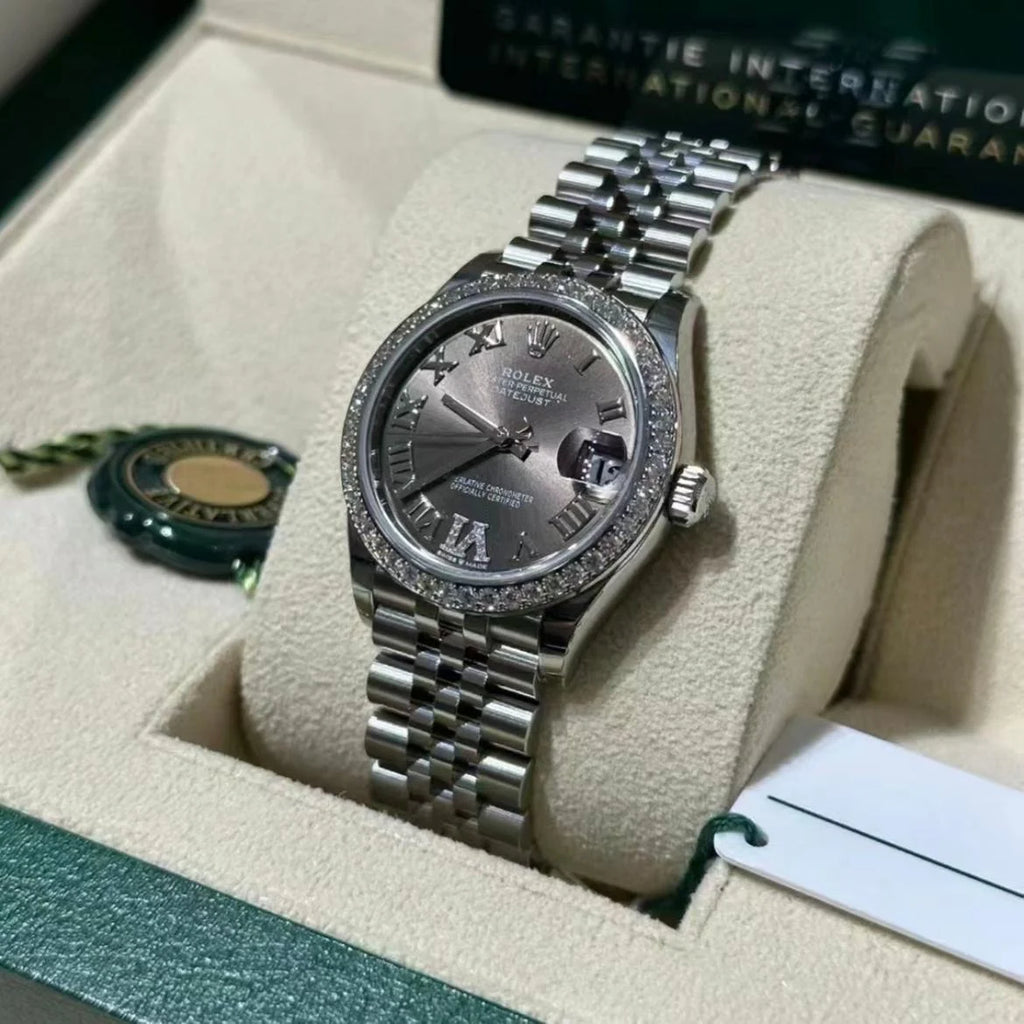 【1:1 Super Clone】 Datejust m278384RBR-0031/0032 Dark Grey 31mm Dial Oyster Watch