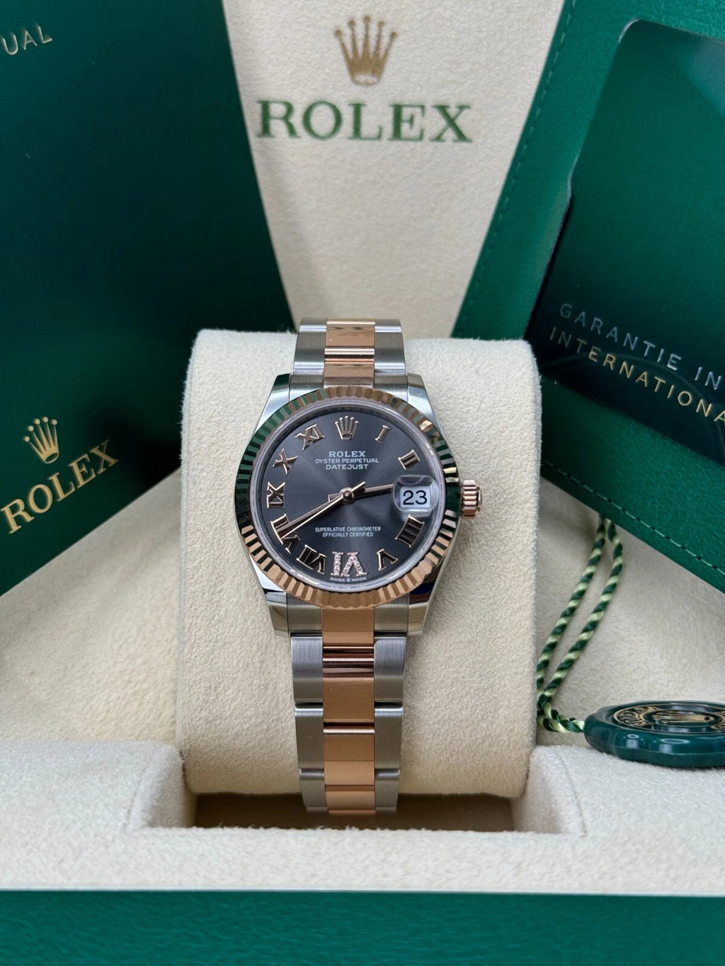 【1:1 Super Clone】 Datejust m278271-0029/0030 Slate 31mm Dial Oyster Bracelet Watch