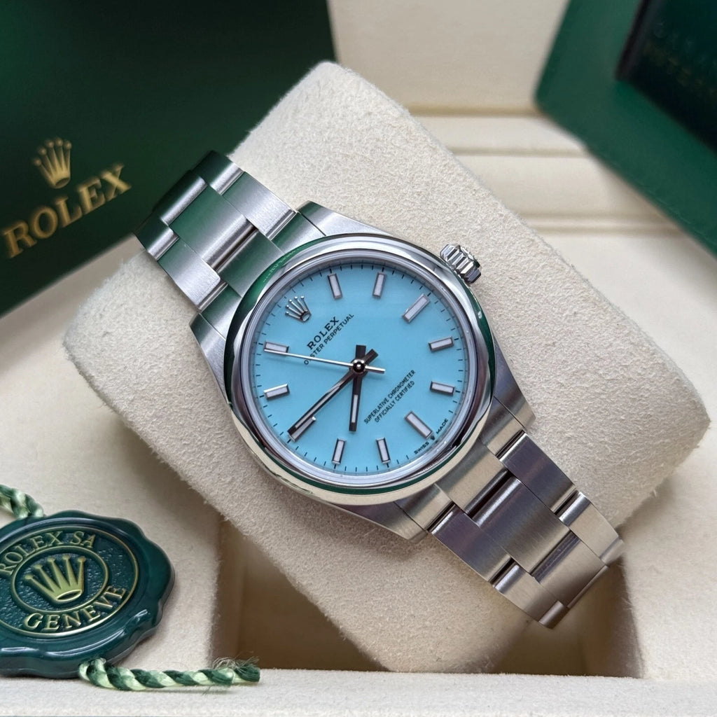 【1:1 Super Clone】 Oyster Perpetual 31mm 277200-0007 Turquoise Dial Oyster Bracelet Watch