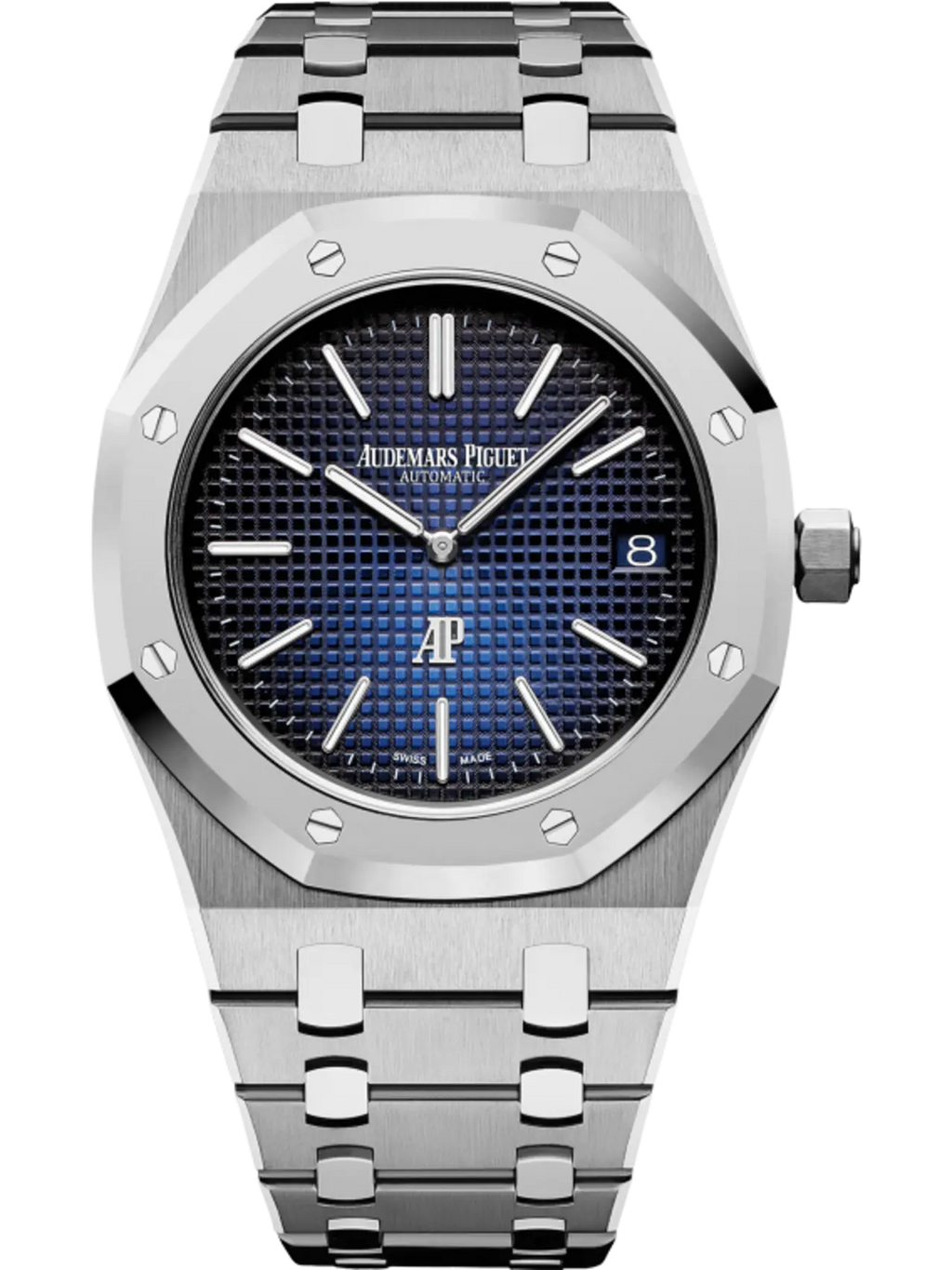 【1:1 Super Clone】A&P ROYAL OAK “JUMBO” Smoked Blue Dial 39mm