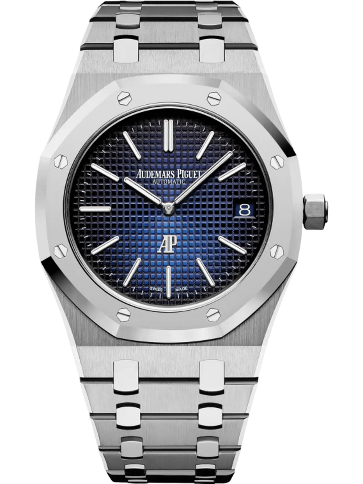 【1:1 Super Clone】A&P ROYAL OAK “JUMBO” Smoked Blue Dial 39mm