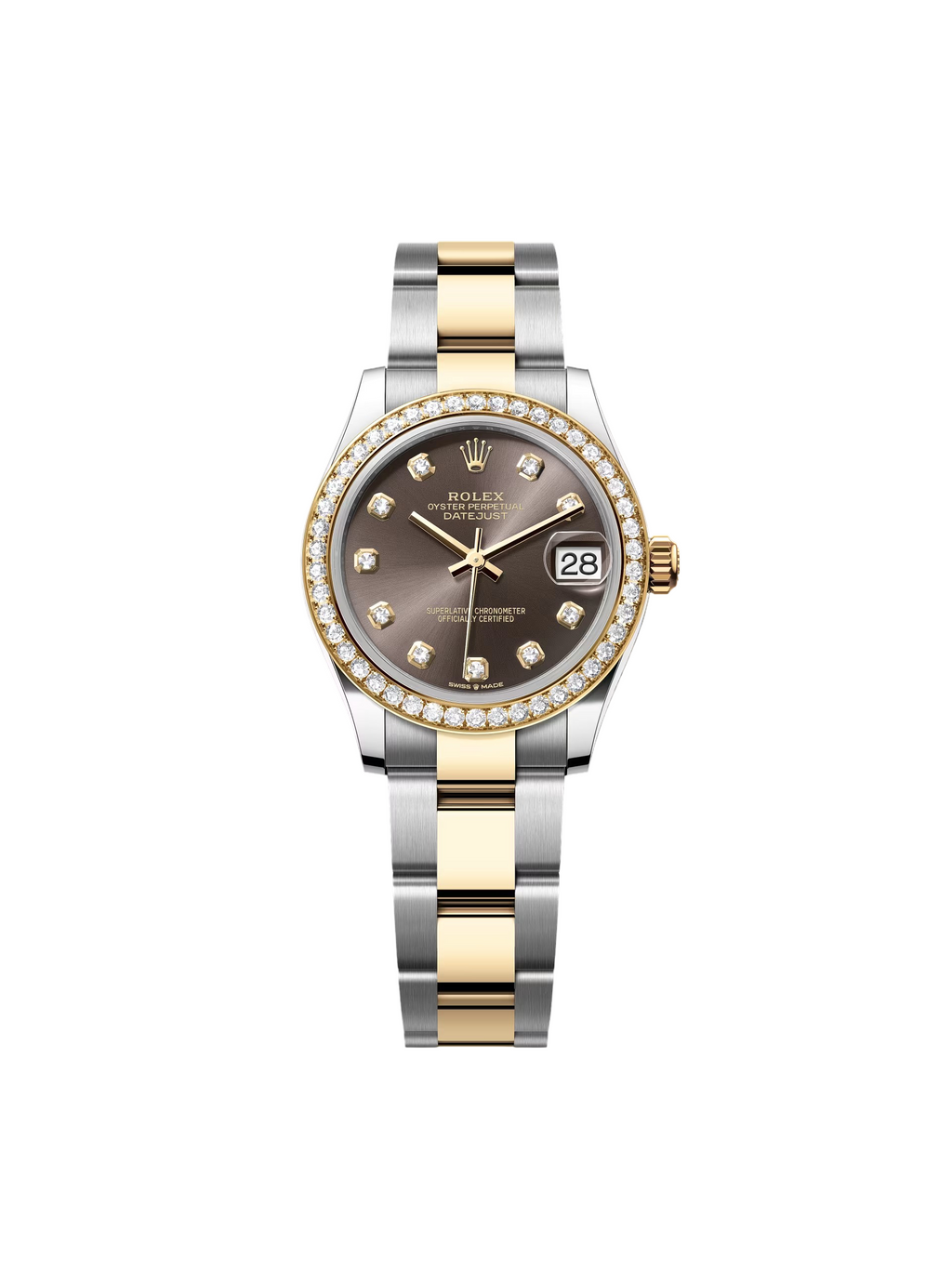 【1:1 Super Clone】 Datejust m278383RBR-0021/0022 31mm Dark Grey Dial Oyster Bracelet