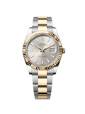 【1:1 Super Clone】  Datejust 41mm 126333 Silver Index Oyster Steel and Yellow Gold Mens Watch