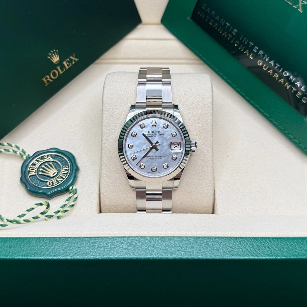 【1:1 Super Clone】 Datejust m278384RBR-0007/0008 Mother-of-Pearl 31mm Dial Oyster Watch