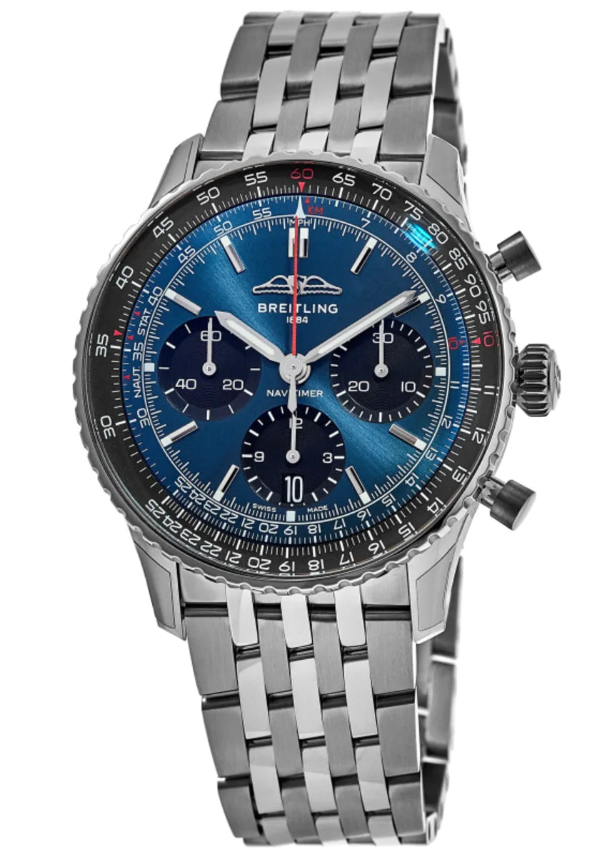 【1:1 Super Clone】Breitling AB0139241C1A1 Navitimer B01 Blue Dial