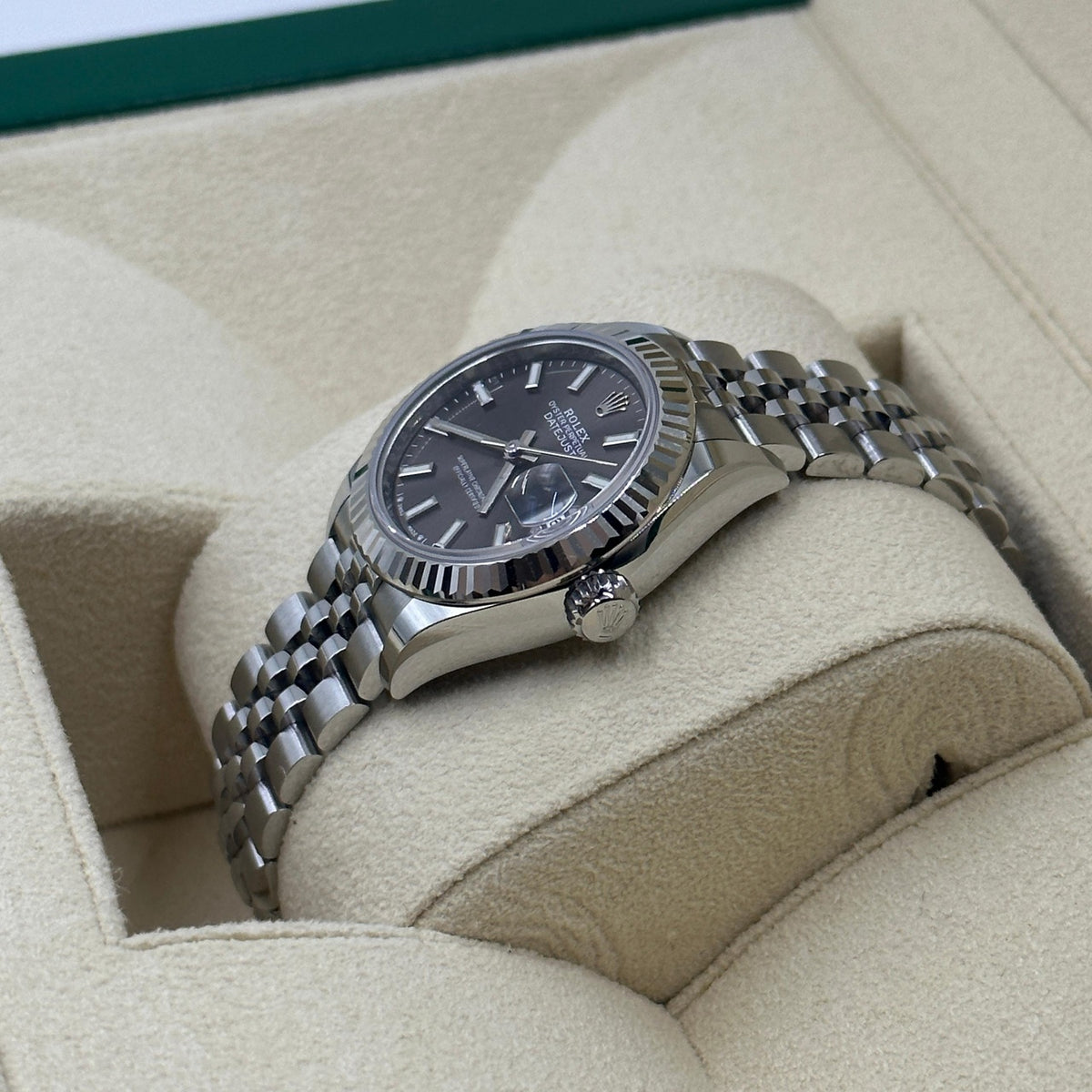 【1:1 Super Clone】 Lady-Datejust 28mm 279174 Dark Grey Dial Oyster Bracelet