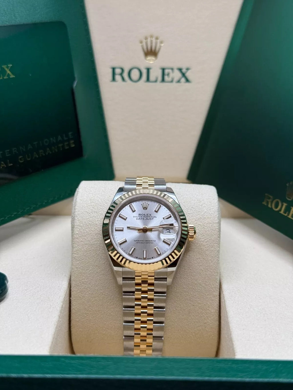 【1:1 Super Clone】 Lady-Datejust 28mm 279173 Silver Index Dial Oyster Bracelet