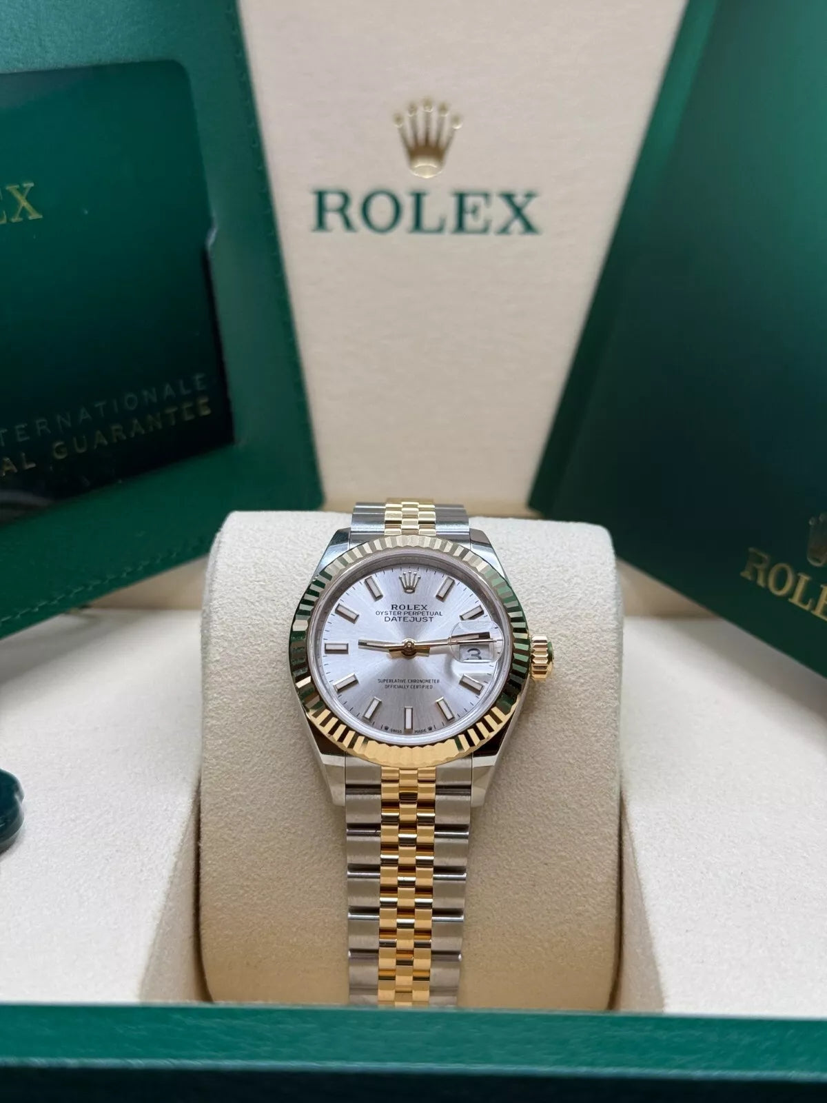 【1:1 Super Clone】 Lady-Datejust 28mm 279173 Silver Index Dial Oyster Bracelet