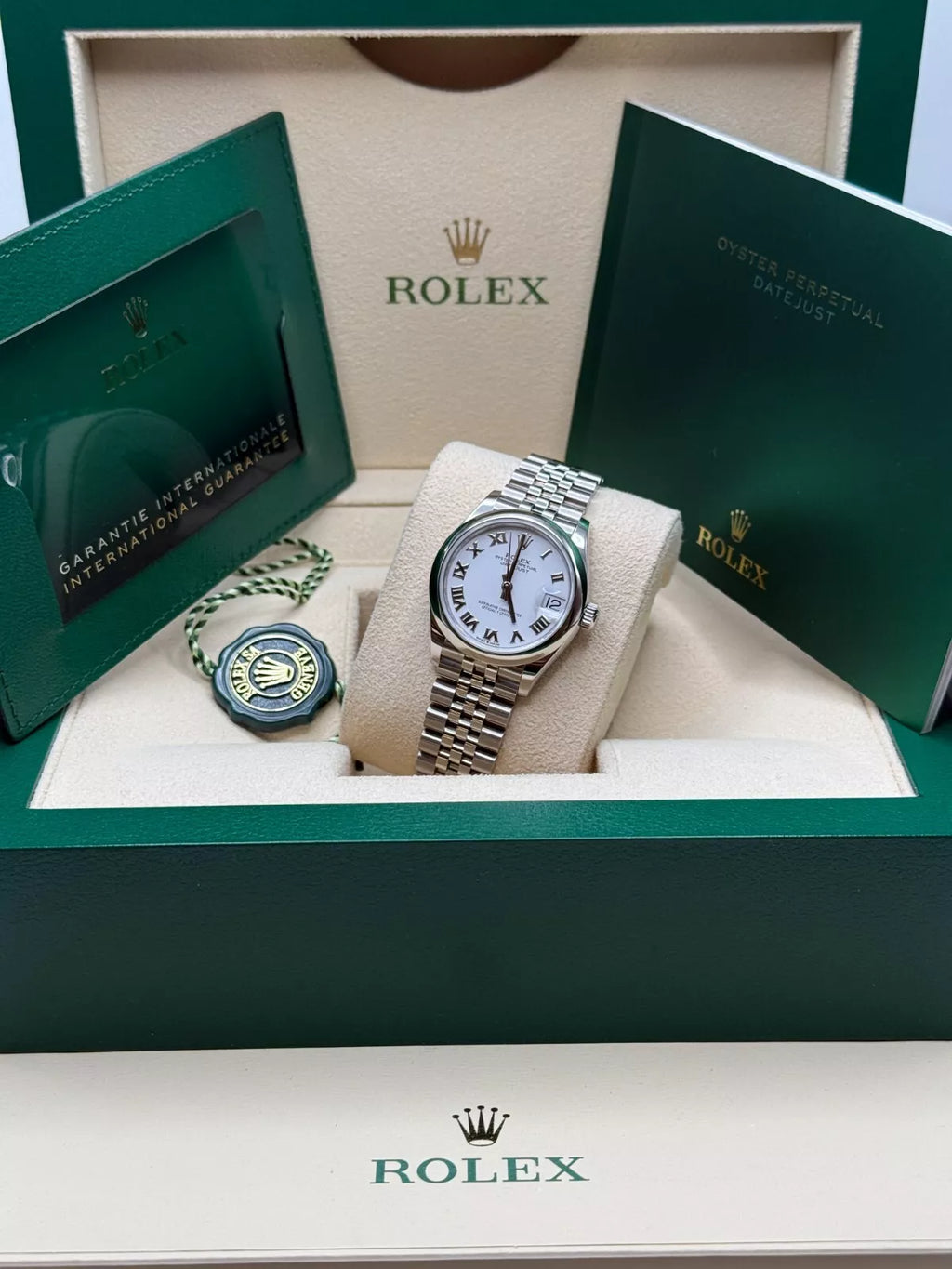 【1:1 Super Clone】 Datejust m278240-0003/0004 31mm White Roman Domed Bezel Oyster Oystersteel