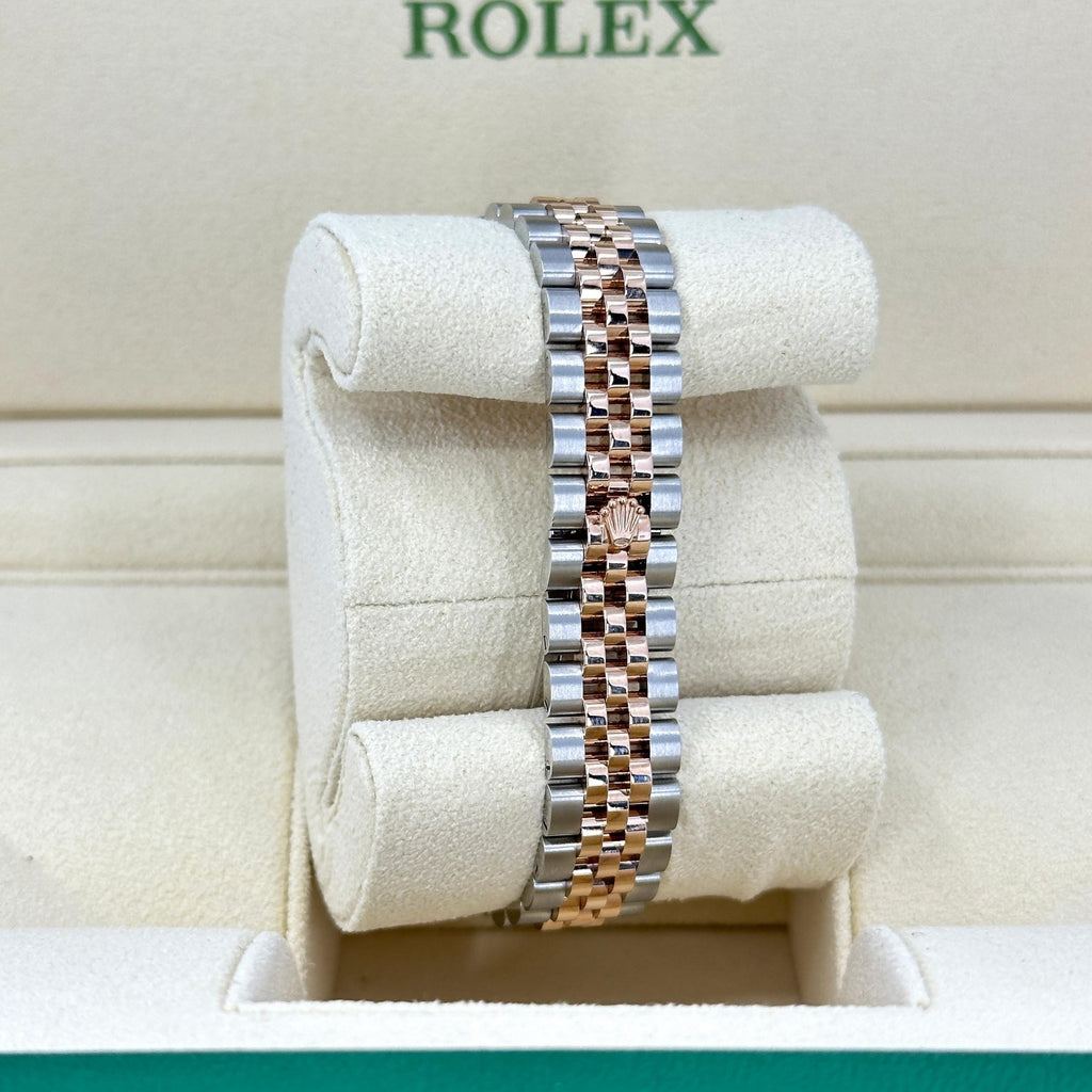 【1:1 Super Clone】 Lady-Datejust 28mm 279171 Chocolate Roman Oyster Stainless Steel and Rose Gold