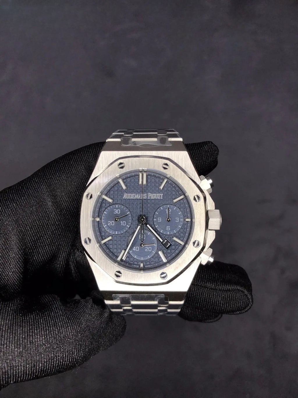 【1:1 Super Clone】A&P ROYAL OAK “Night Blue Cloud 50” Dial CHRONOGRAPH 41mm