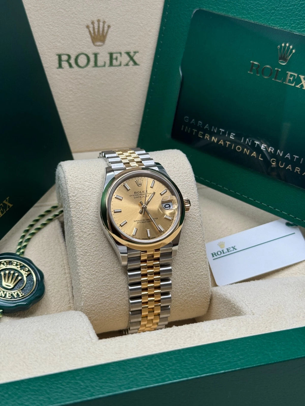 【1:1 Super Clone】 Datejust m278243-0013/0014  31mm Champagne Dial Yellow Rolesor Oyster Watch