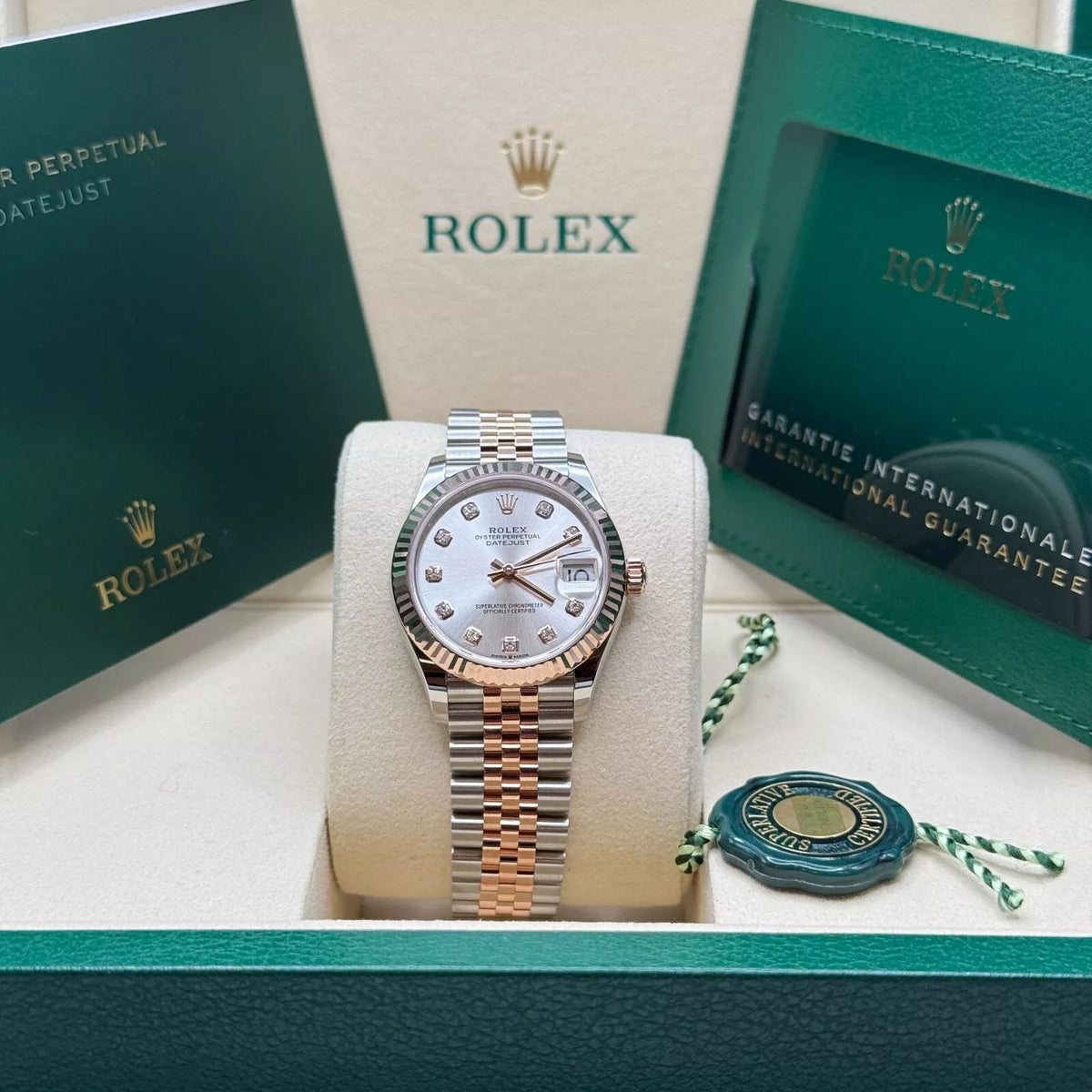 【1:1 Super Clone】 Datejust m278271-0015/0016 Silver 31mm Dial Oyster Bracelet Watch