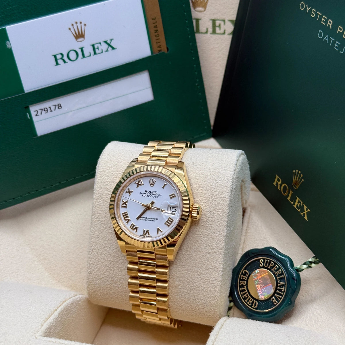 【1:1 Super Clone】 Lady-Datejust 28mm 279178 White Dial