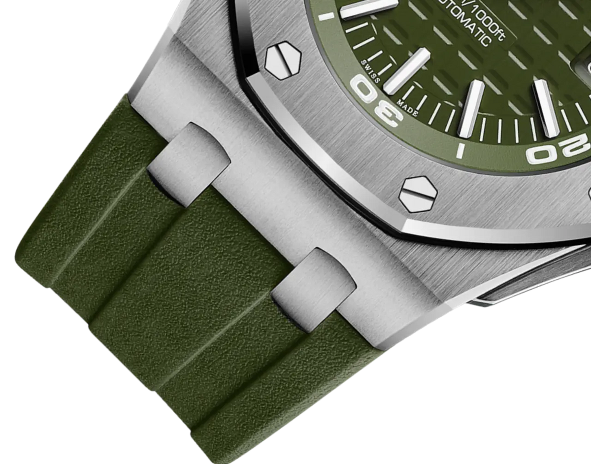 【1:1 Super Clone】A&P OFFSHORE DIVER Khaki Dial 42mm