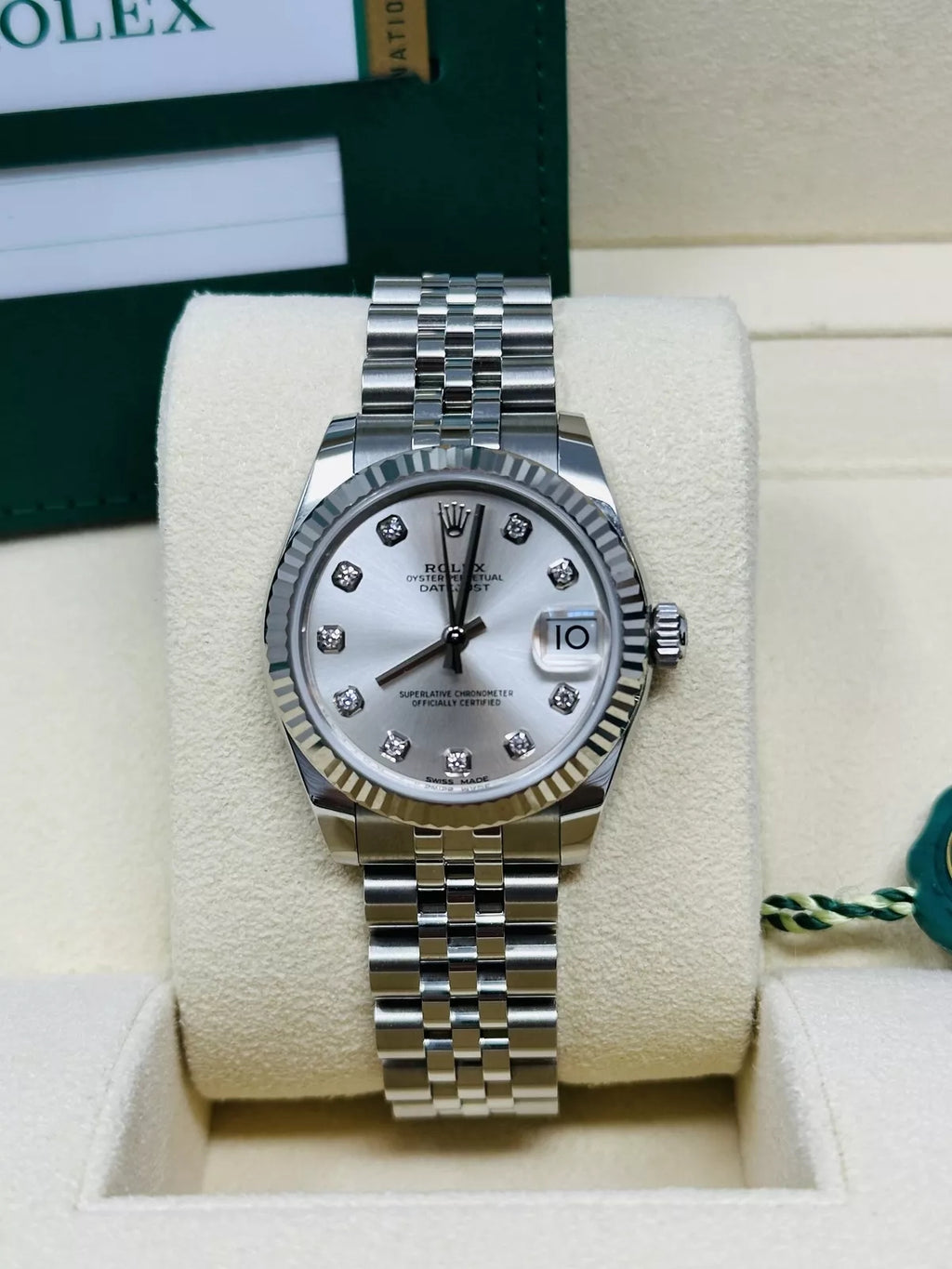 【1:1 Super Clone】 Datejust m278274-0029/0030 Silver 31mm Dial Oyster Watch