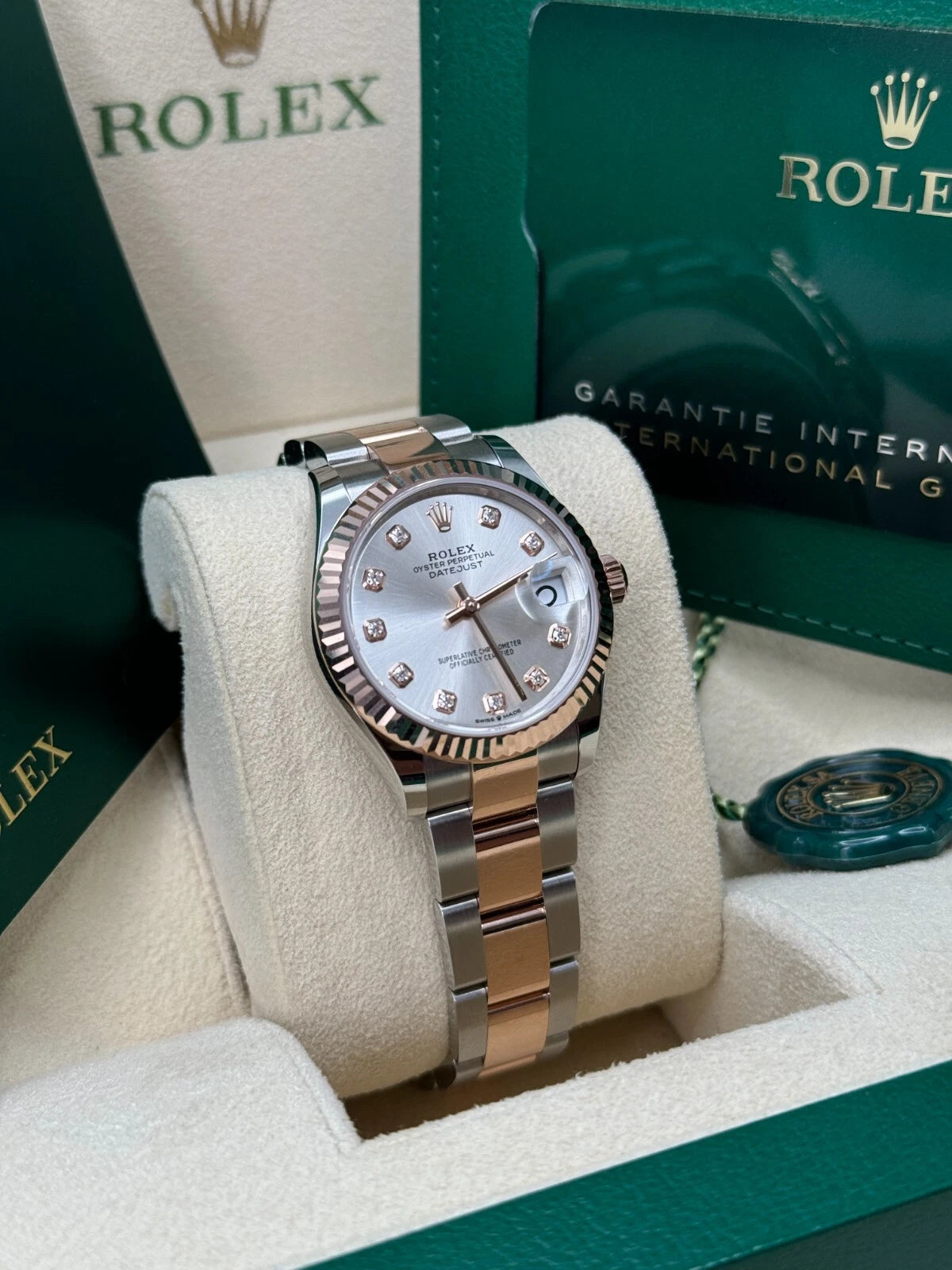 【1:1 Super Clone】 Datejust m278271-0015/0016 Silver 31mm Dial Oyster Bracelet Watch