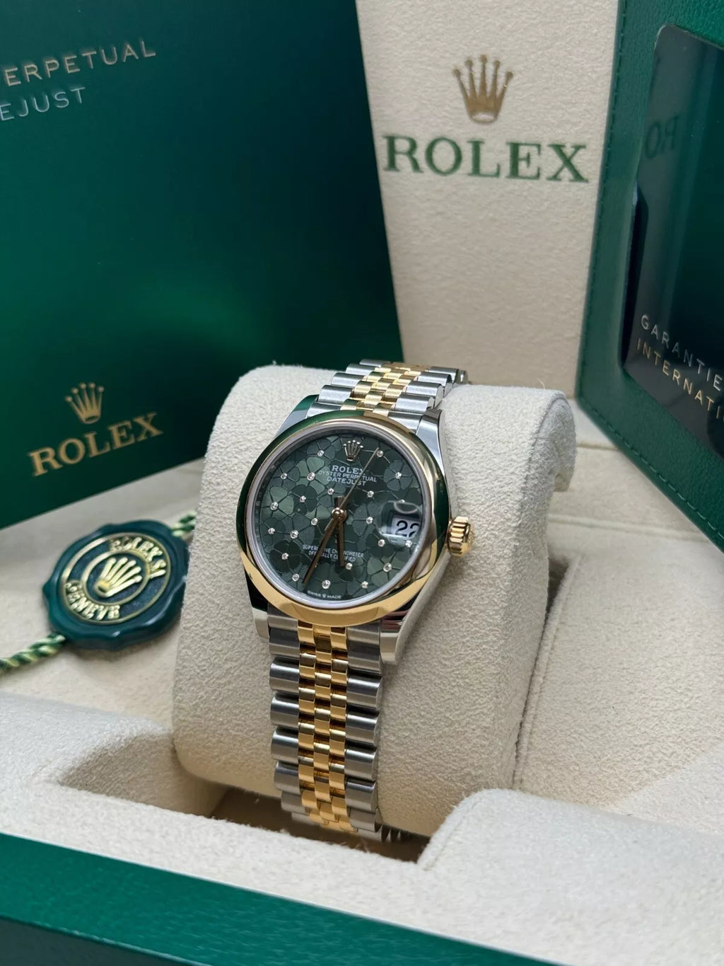 【1:1 Super Clone】 Datejust m278243-0031/0032 31mm Green Dial watch