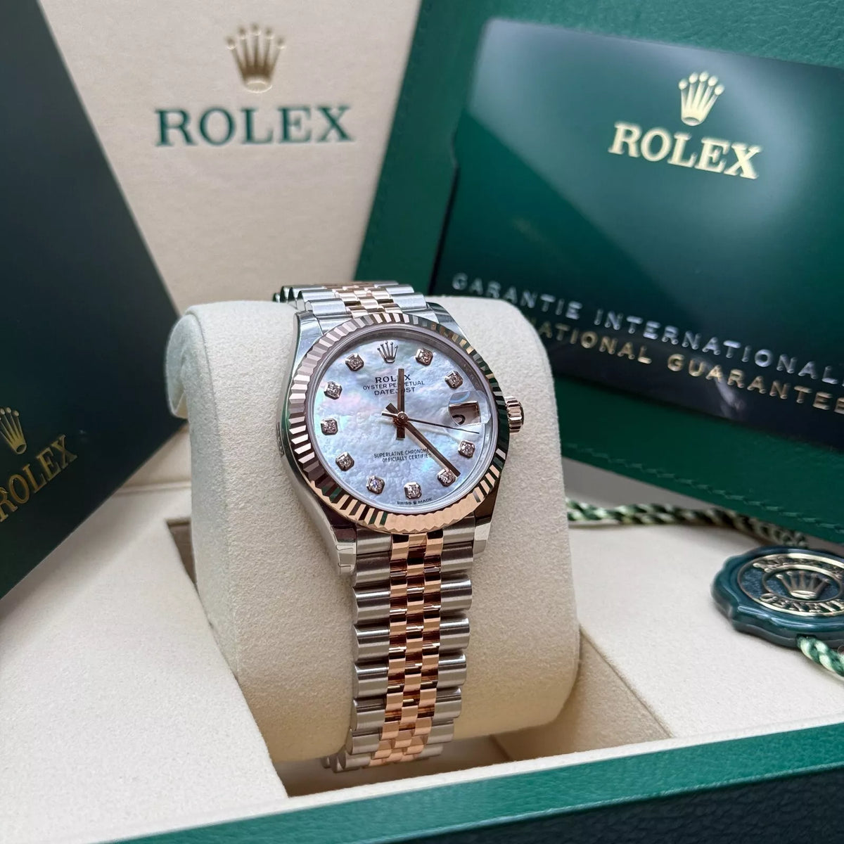 【1:1 Super Clone】 Datejust m278271-0025/0026 White Mother-of-Pearl 31mm Dial Oyster Bracelet Watch