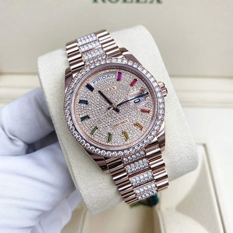 【1:1 Super Clone】  Day-Date M128345RBR-0043 36mm