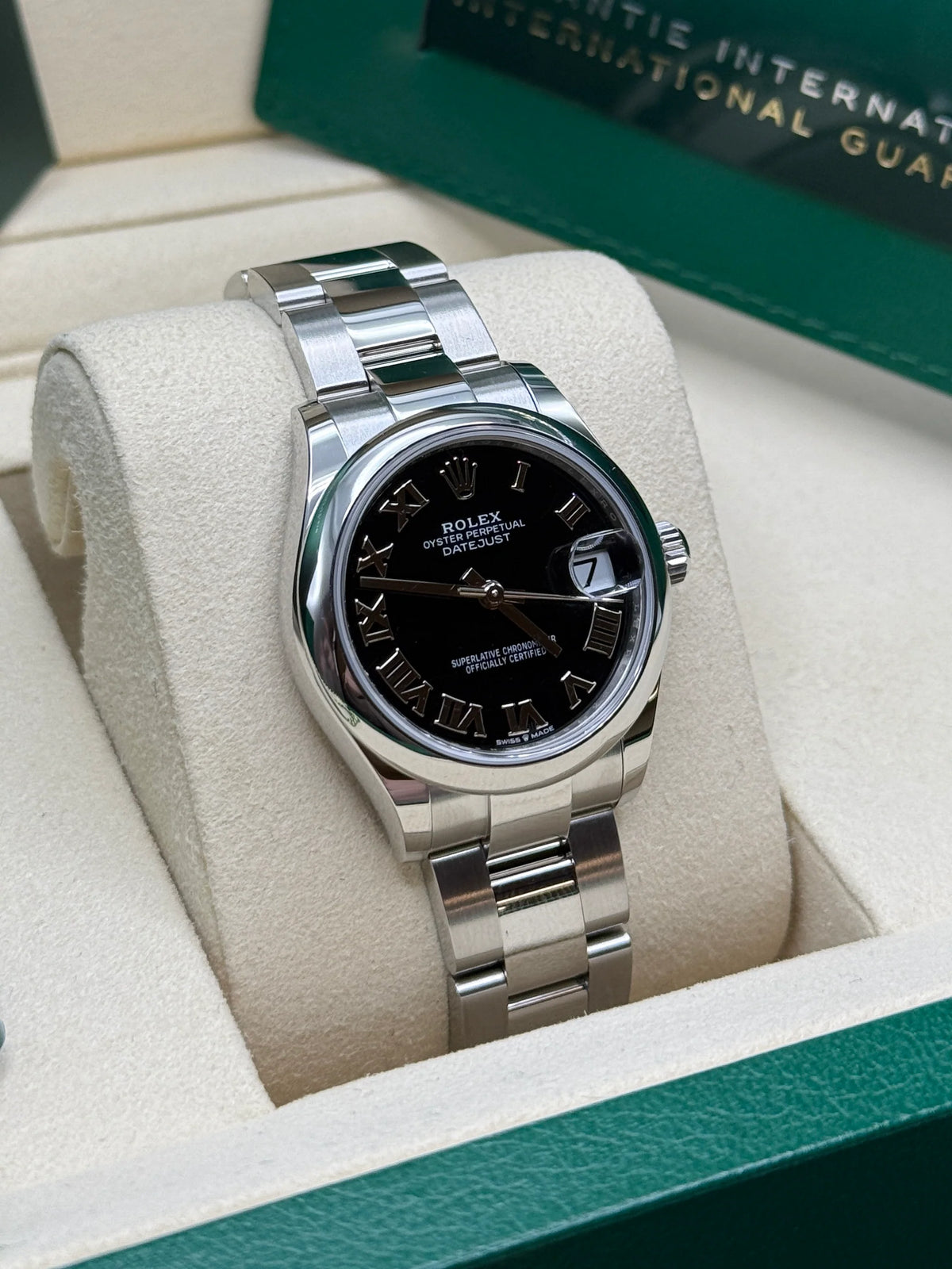 【1:1 Super Clone】 Datejust m278240-0001/0002 31mm Black Roman Domed Bezel Oyster Oystersteel