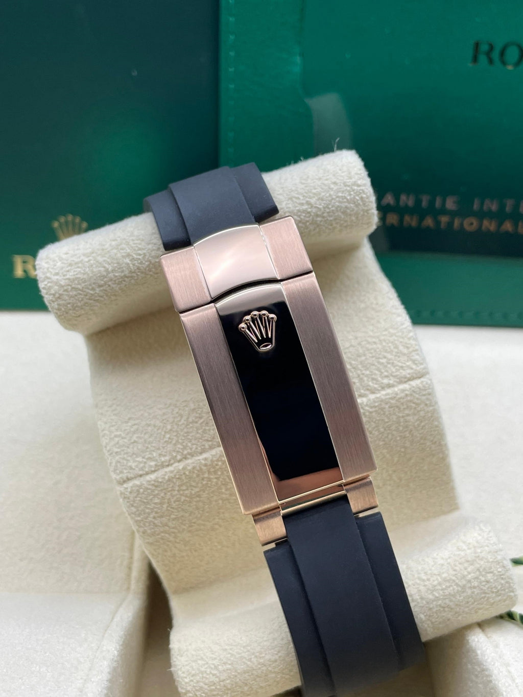 【1:1 Super Clone】  Sky-Dweller 42mm Rose Gold Slate Dial Oysterflex - 336235
