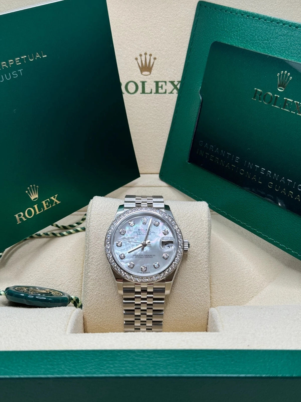【1:1 Super Clone】 Datejust m278384RBR-0007/0008 Mother-of-Pearl 31mm Dial Oyster Watch