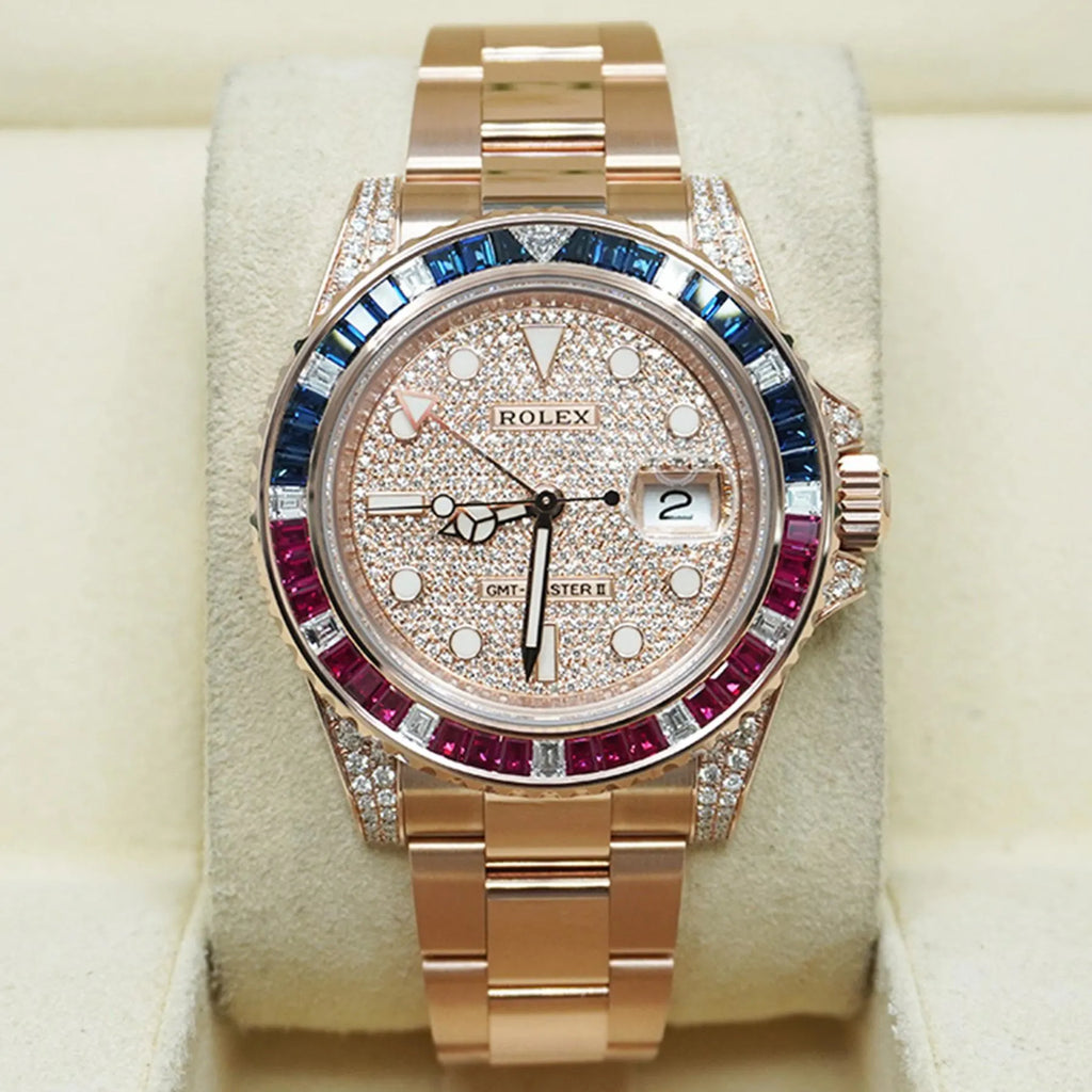 【1:1 Super Clone】 GMT-Master II 40mm 126755SARU-PAVE