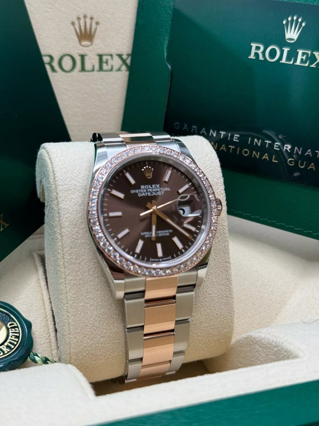 【1:1 Super Clone】  Datejust 36mm 126281 Chocolate Dial Oyster Bracelet