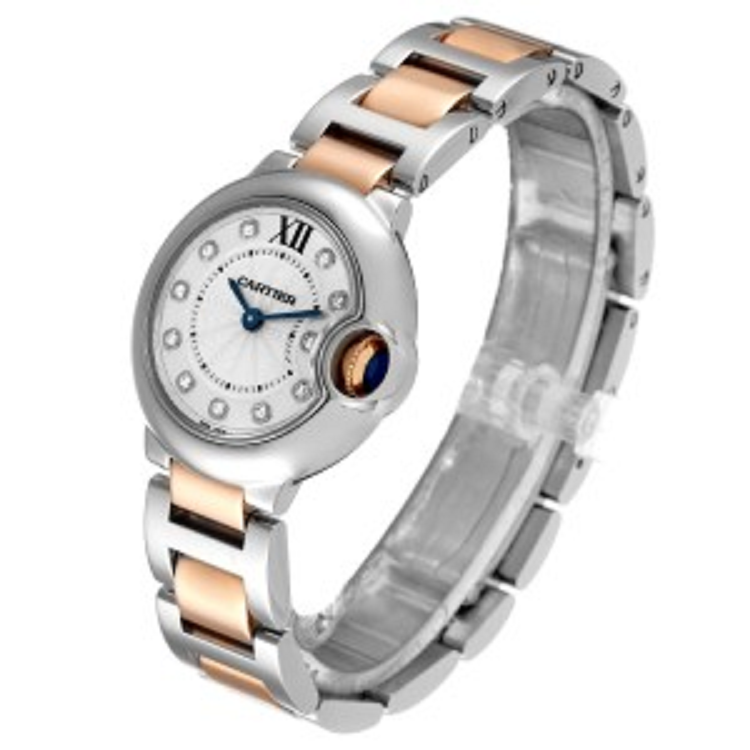 【1:1 Super Clone】BALLON BLEU Rose Gold Mix Diamond Dial 36mm