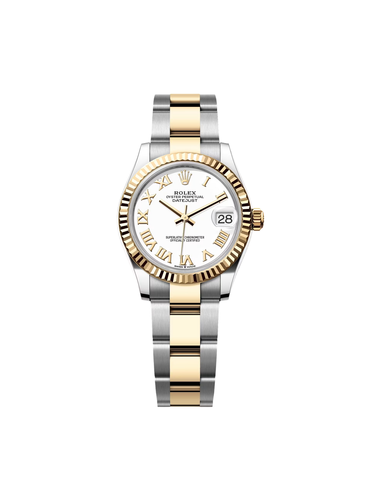 【1:1 Super Clone】 Datejust m278273-0001/0002 31mm White Dial Stainless Steel and Yellow Gold Oyster Watch