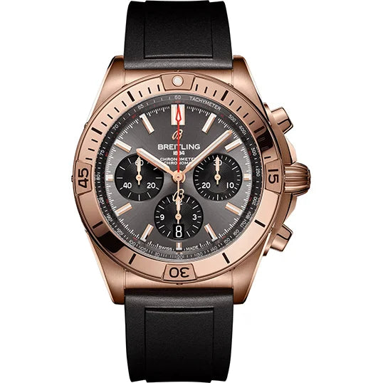 【1:1 Super Clone】Breitling Watch Chronomat B01 42 Anthracite Rubber