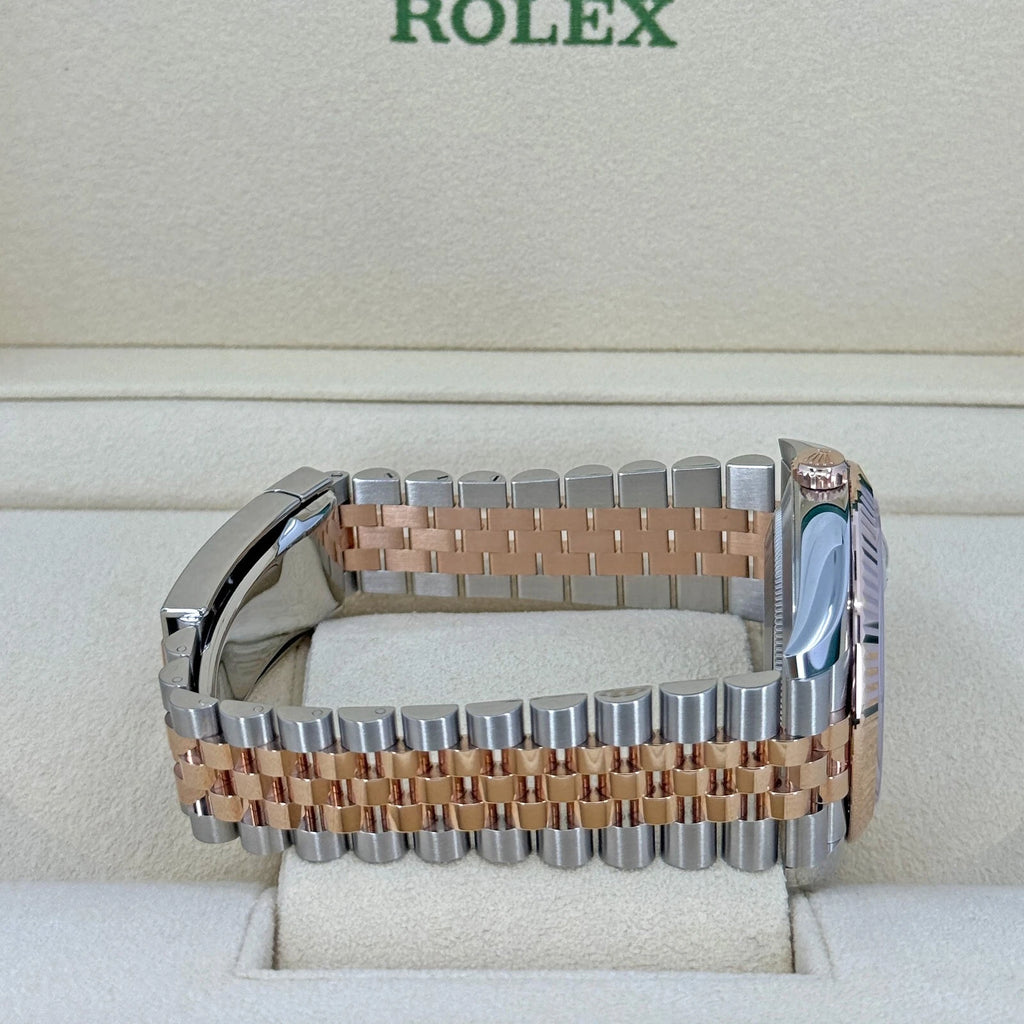 【1:1 Super Clone】 Datejust 41mm 126331 MOP Diamond Jubilee Steel and Rose Gold Watch