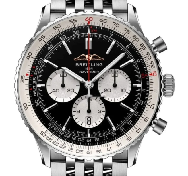 【1:1 Super Clone】Breitling AB0137211B1A1 Navitimer B01 Black Dial
